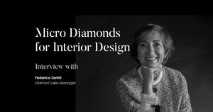 Federica Zanini, sales manager di DiamArt, ci racconta le infinite possibilità applicative del micro diamante nel mondo dell'interior design.